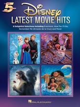 Disney Latest Movie Hits piano sheet music cover